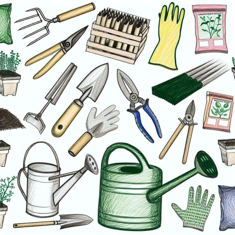 Container Gardening Tools & Supplies