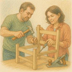 DIY Woodworking, Woodburning, and Furniture Making