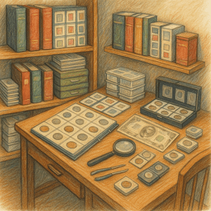 Coins, Stamps & Paper Money