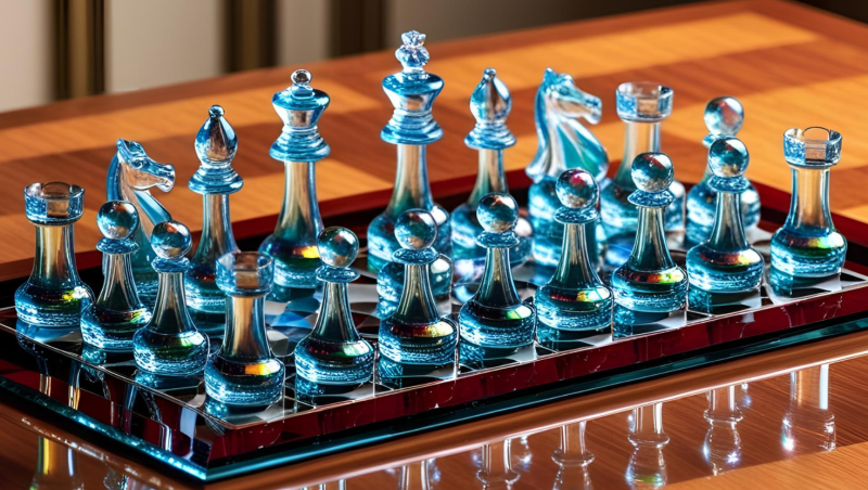 Glass Chess Sets