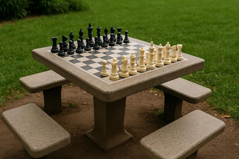 Outdoor Chess Tables