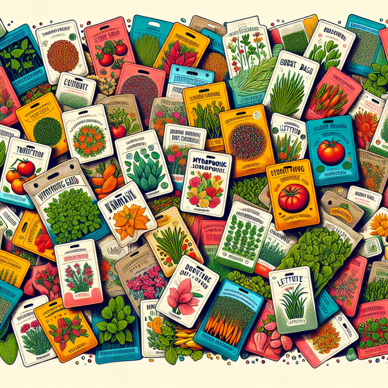 Seed Packets for Your hydroponic Garden