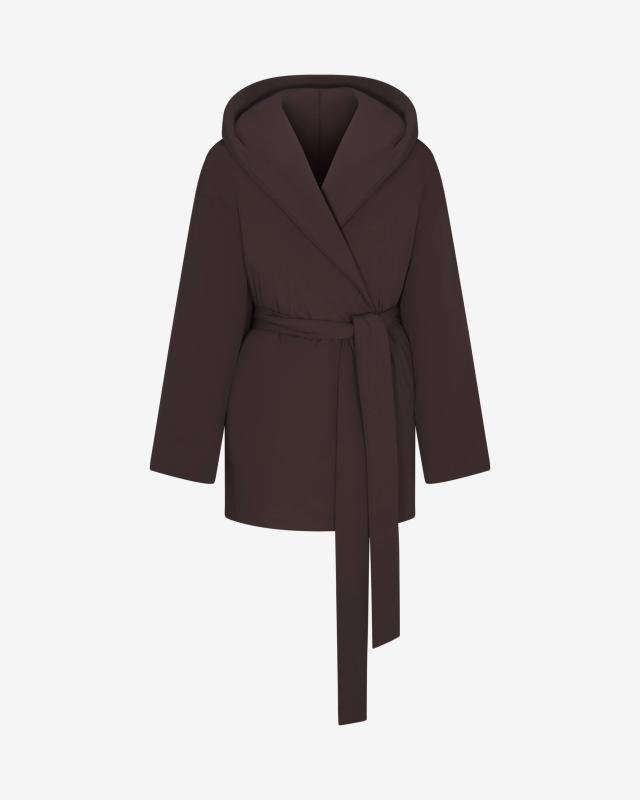 NikeSKIMS Woven Nylon Women's Wrap Coat