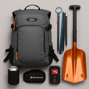 Avalanche-Ready Snowboard Backpack Kit