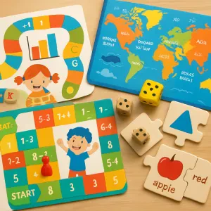 Educational Kids Board Games For Learning
