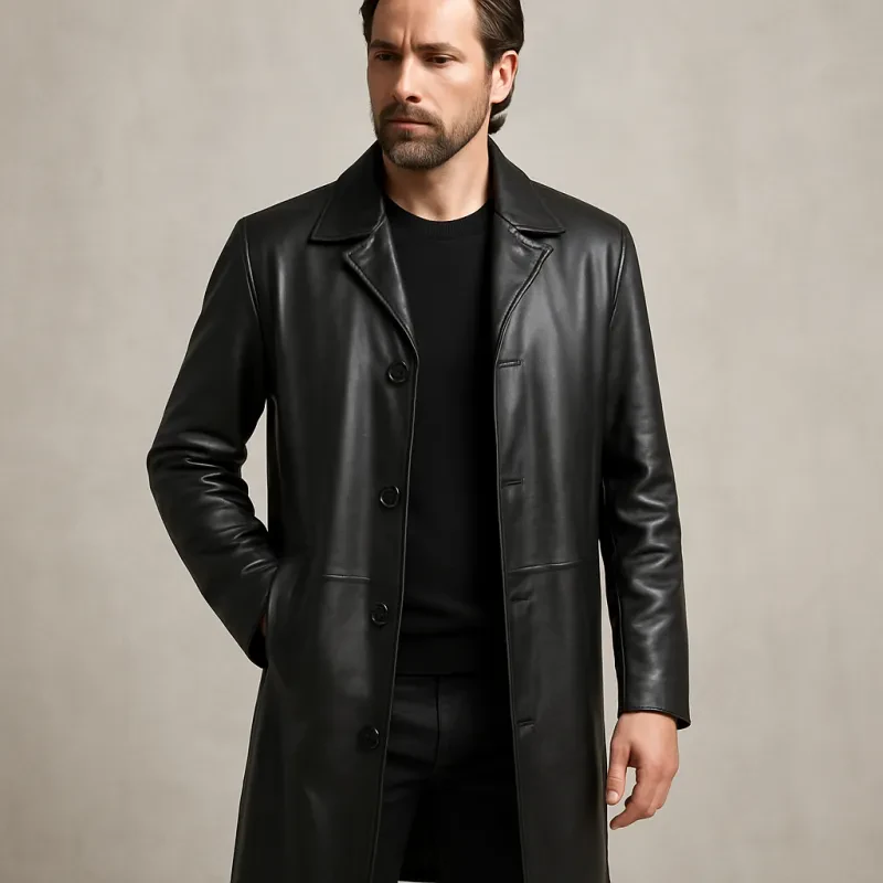 Men’s Long Leather Jackets