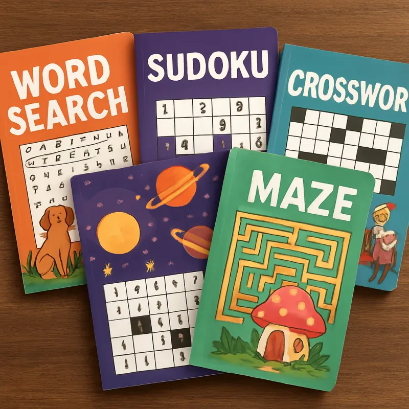 Themed Puzzle Books