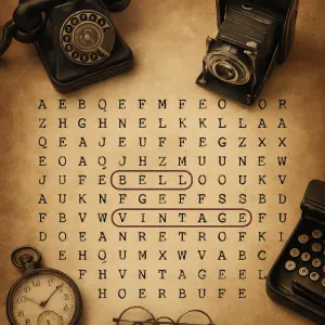 Step Back In Time Word Search Series