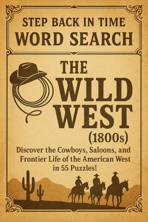 Wild West Word Search Puzzles