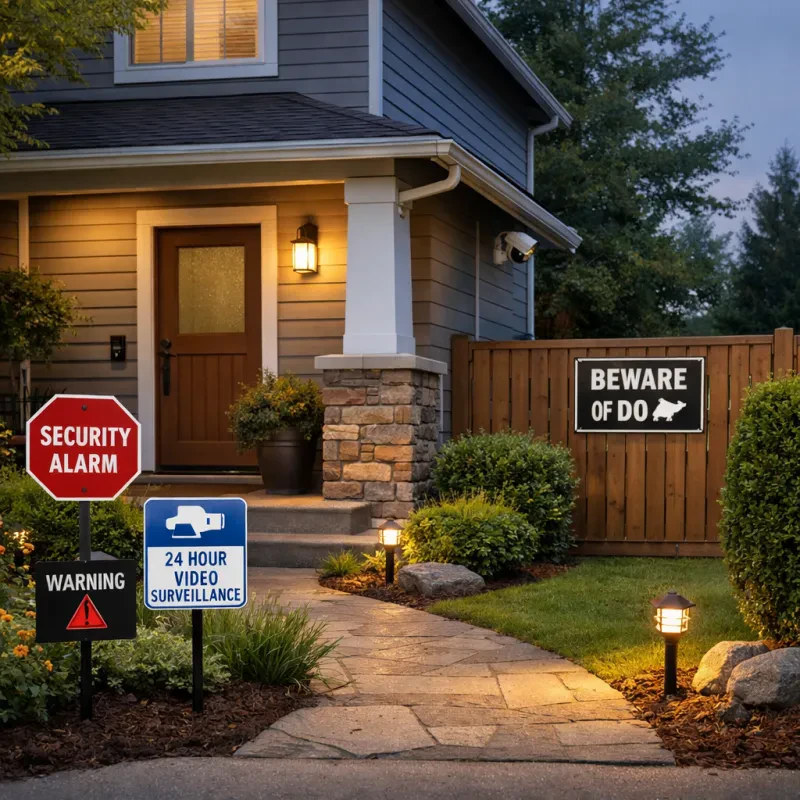 Deterrent Signage & Visual Cues