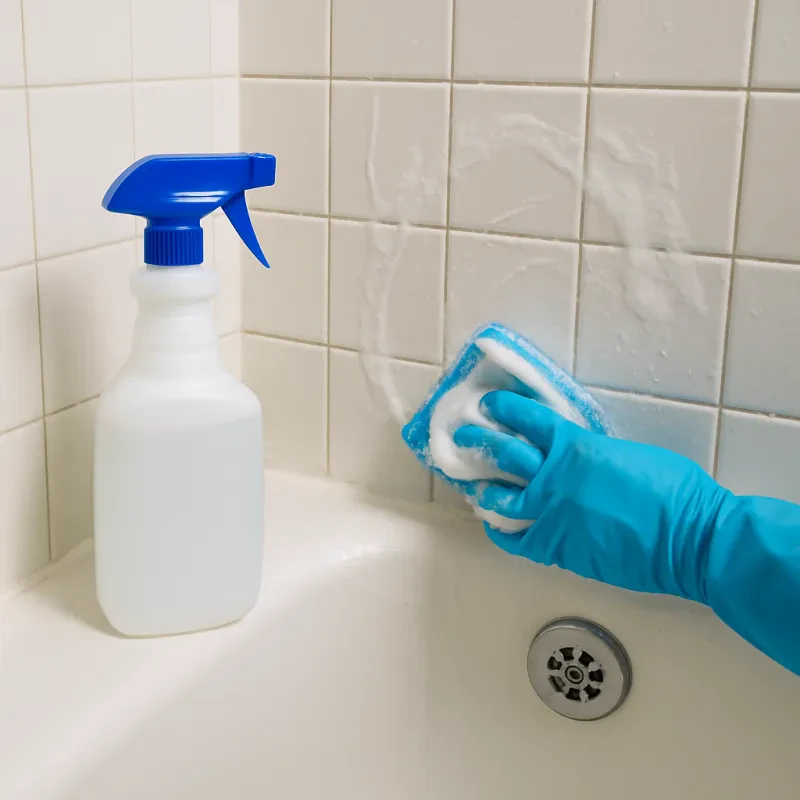 Shower and tub cleaner