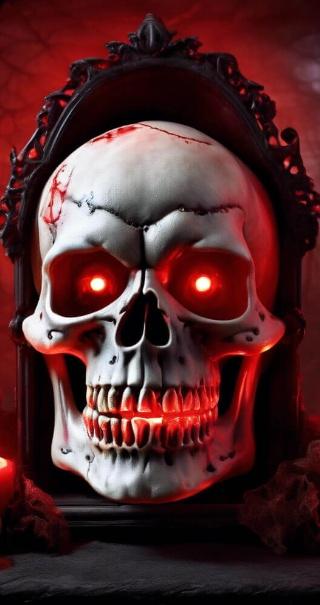 Halloween Talking Skulls