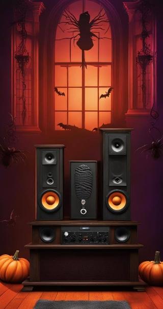 Halloween Sound Equipment