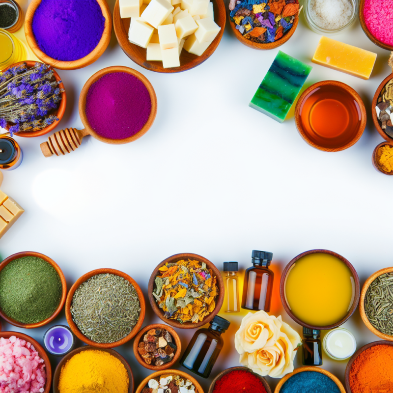 Ingredients for Making Handmade Soap and Cosmetics