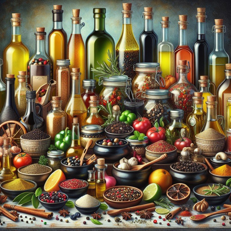 Oils, Vinegar & Spices
