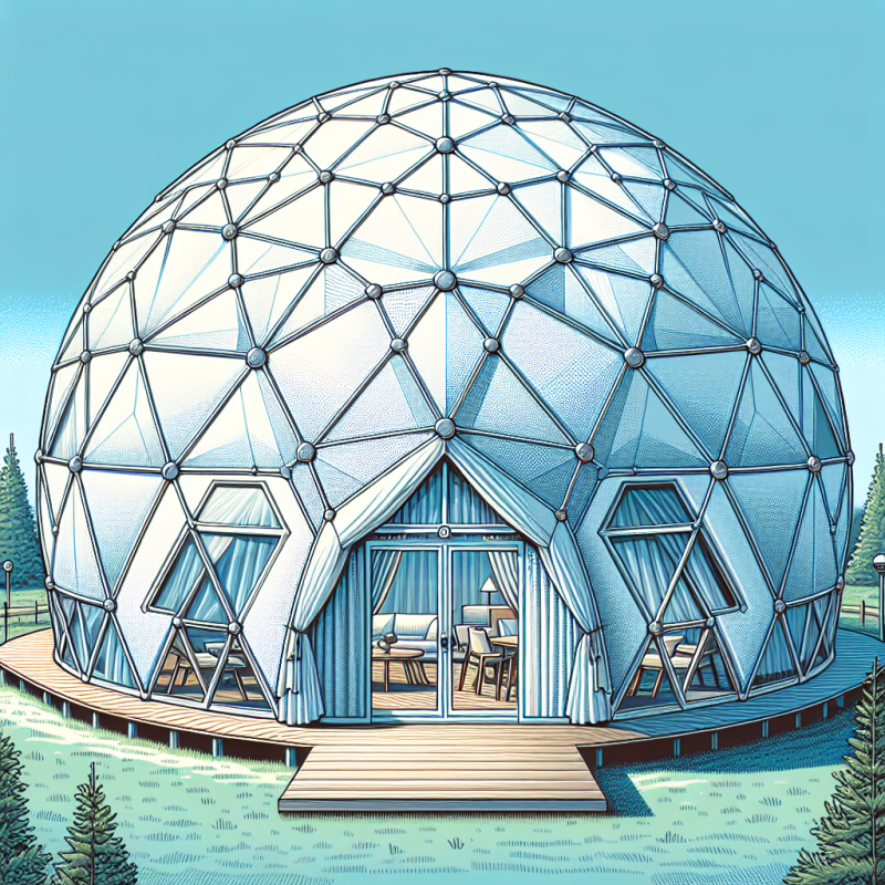Geodesic Dome Hotel Tent