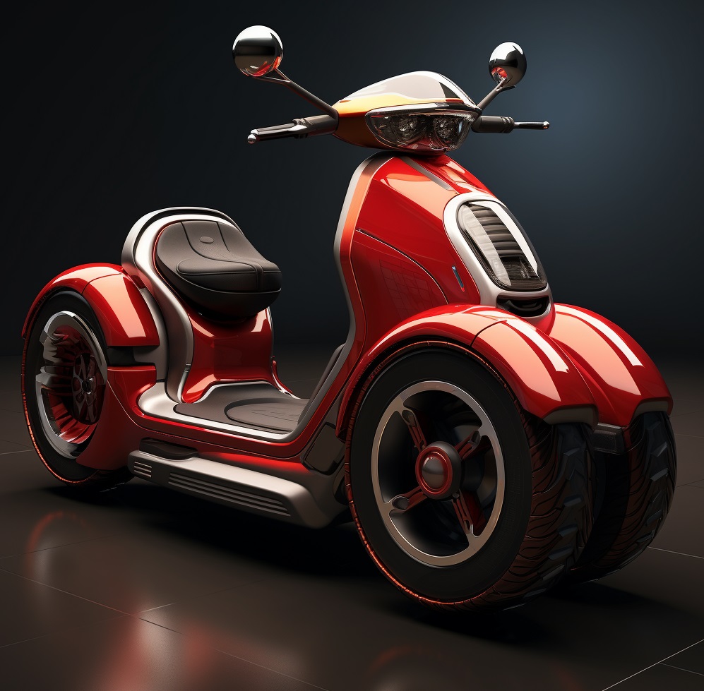 3 Wheel E Scooters
