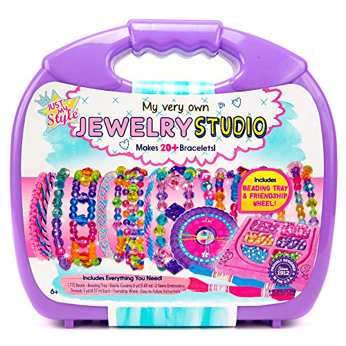Jewelry Studio: Personalized Bracelet Making Kit with 1700+ Beads