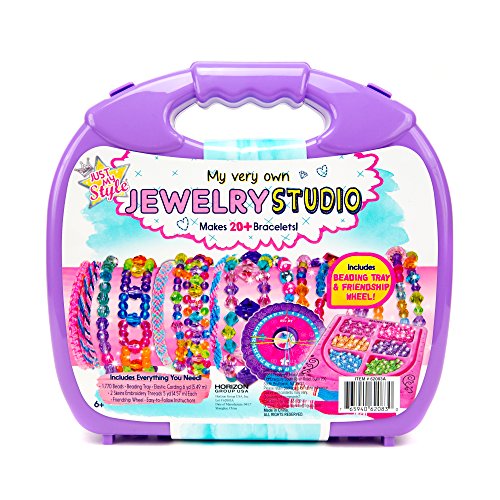 Jewelry Studio: Personalized Bracelet Making Kit with 1700+ Beads