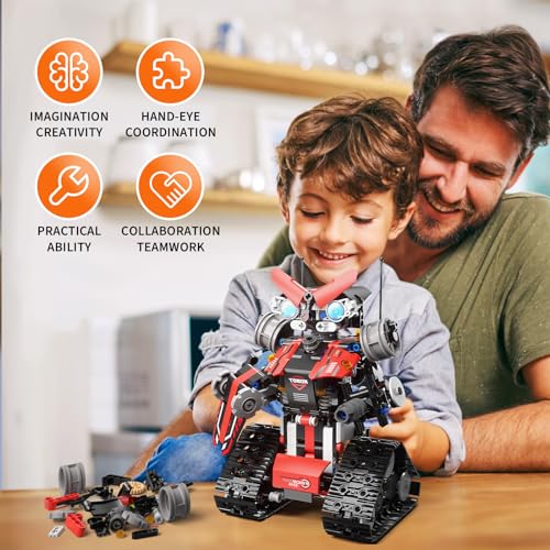STEM Robot Building Kit: 5-in-1 Block Set