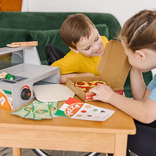 Melissa & Doug Pizza Counter Play Set - 41 pcs