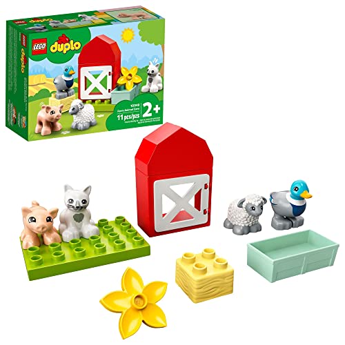 LEGO DUPLO Farm Animal Care Toy for Toddlers