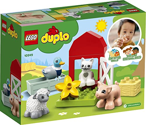 LEGO DUPLO Farm Animal Care Toy for Toddlers