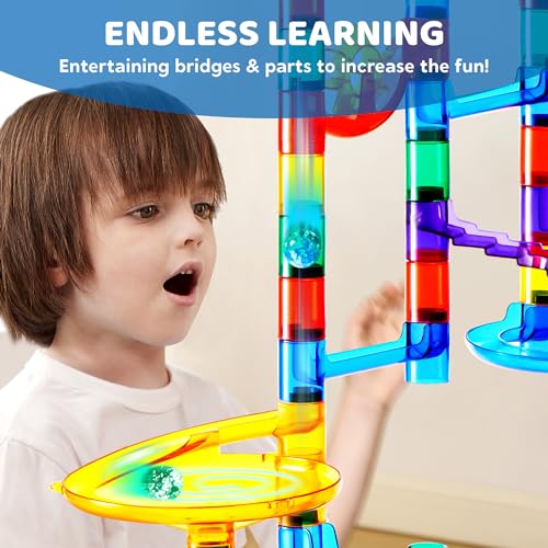 JOYIN Marble Run Toy Set - Construction Building Blocks