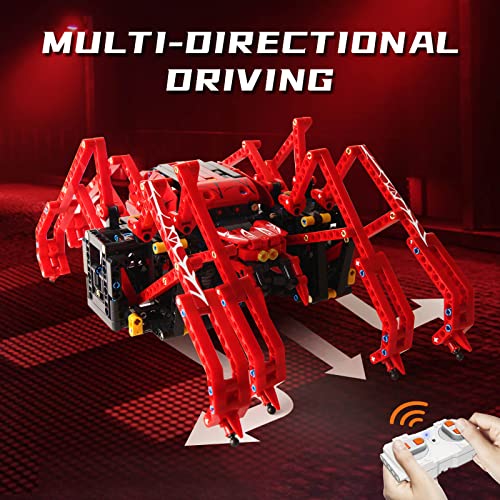 STEM Robot Building Block Kit: App-Controlled Spider Fun