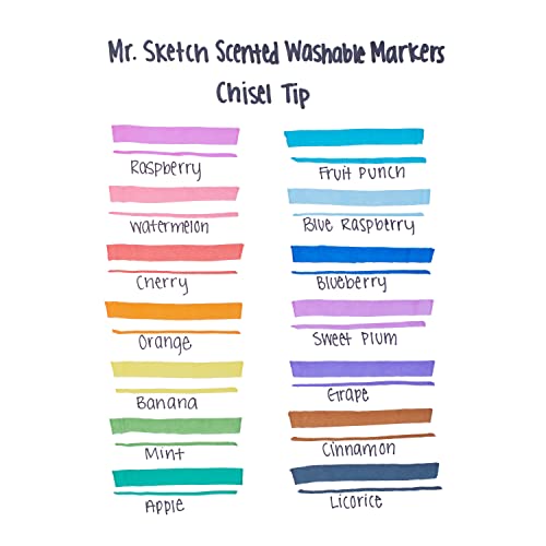 Assorted Pack of 14 Mr. Sketch Scented Markers