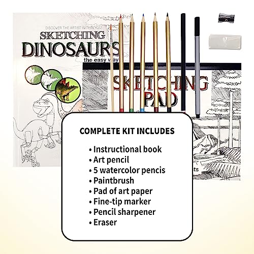 Dinosaur Sketching Kit: Learn Art with SpiceBox