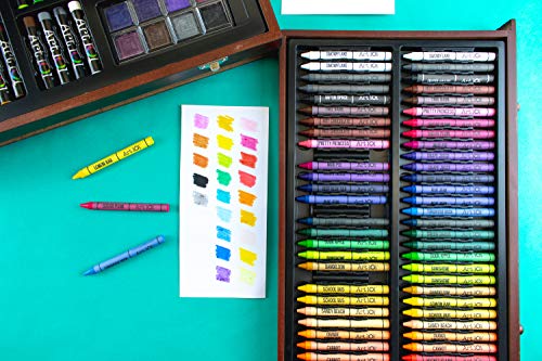 142 Pc Art Set with Wood Carrying Case