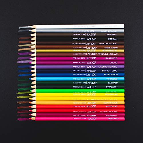 142 Pc Art Set with Wood Carrying Case