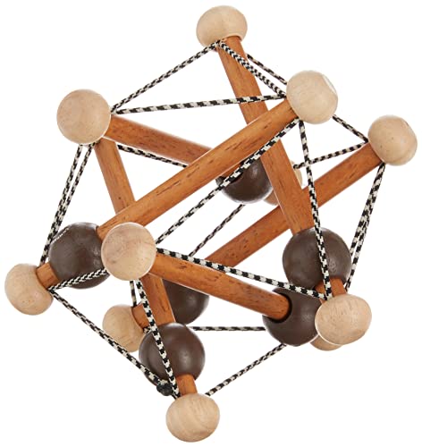 Wooden Rattle: Manhattan Toy Artful Skwish for Babies