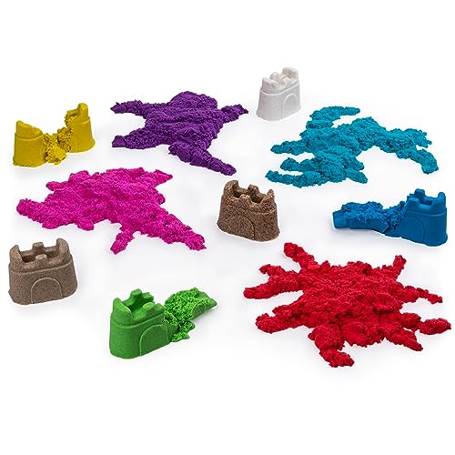 Kinetic Sand, 10-Colour Castle Containers – Non-Toxic Educational Toy