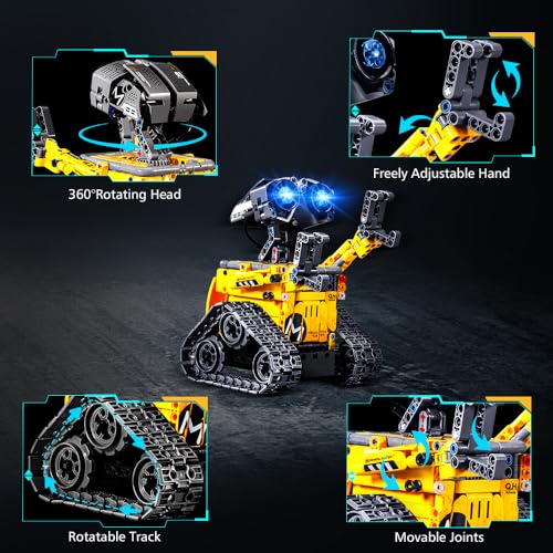 HOGOKIDS 5-in-1 Remote Control Robot Building Set