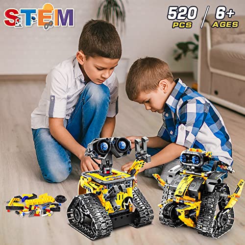 HOGOKIDS 5-in-1 Remote Control Robot Building Set