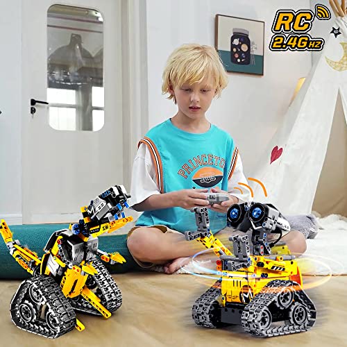 HOGOKIDS 5-in-1 Remote Control Robot Building Set