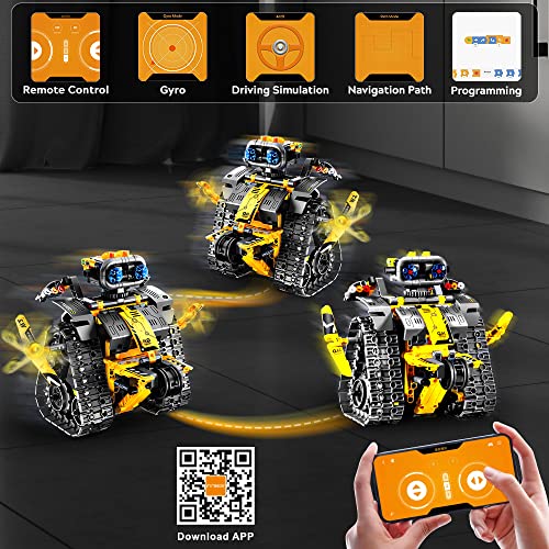 HOGOKIDS 5-in-1 Remote Control Robot Building Set