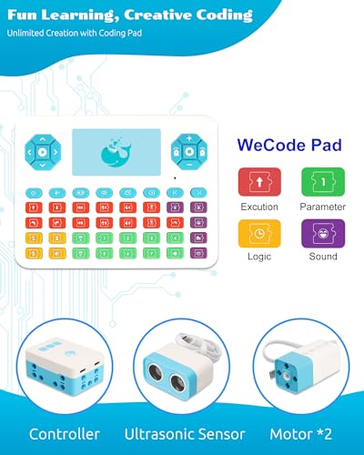 WhalesBot E7 Pro Coding Robot STEM Building Set