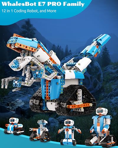 WhalesBot E7 Pro Coding Robot STEM Building Set
