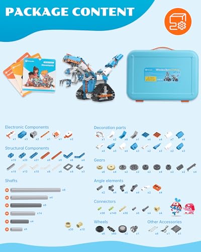 WhalesBot E7 Pro Coding Robot STEM Building Set
