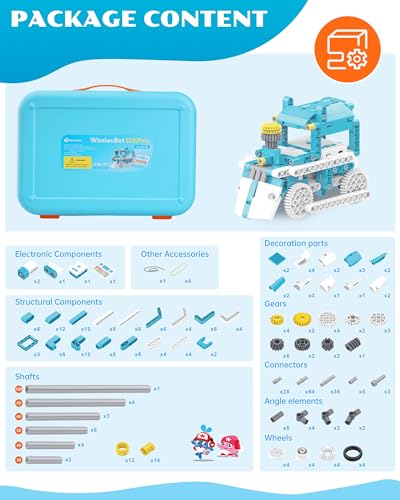 WhalesBot E7 Pro Coding Robot STEM Building Set