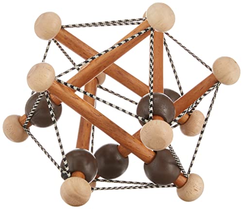 Wooden Rattle: Manhattan Toy Artful Skwish for Babies