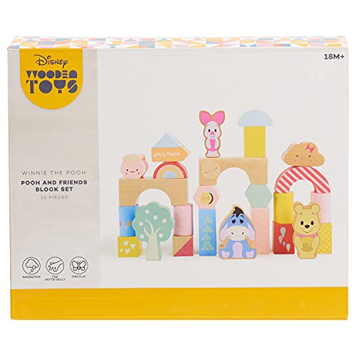 Disney Winnie the Pooh Friends Wooden Block Set