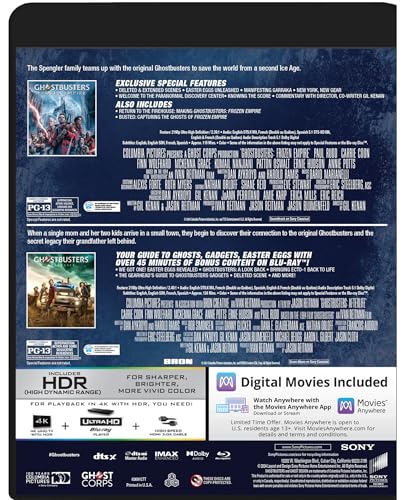 Ghostbusters Giftset: Afterlife & Frozen Empire 4K