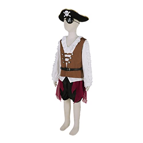 Kids Pirate Costume Playset for Imaginative Fun