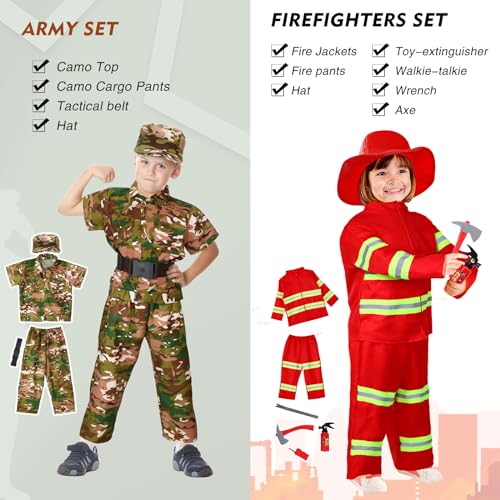 10-Set Dress-Up Costumes for Kids Ages 3-8