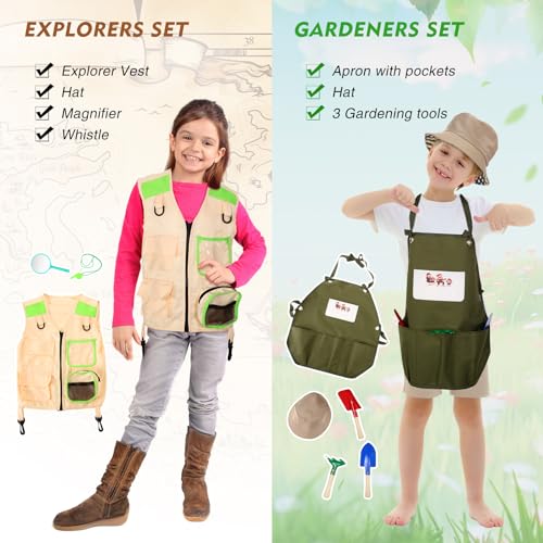 10-Set Dress-Up Costumes for Kids Ages 3-8