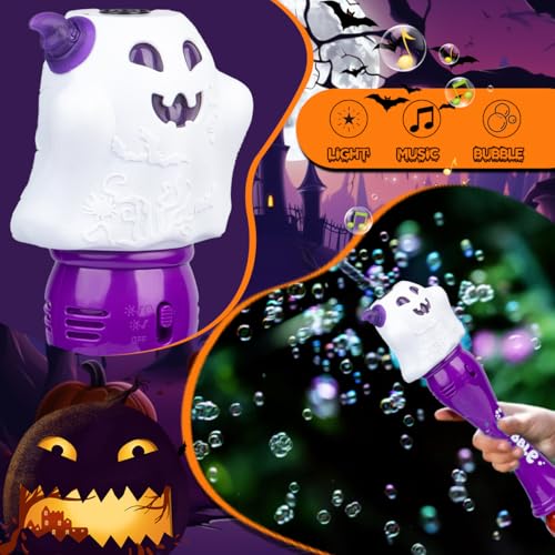 Halloween Bubble Wand Set with LED & Music